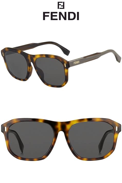 fendi 60mm square sunglasses